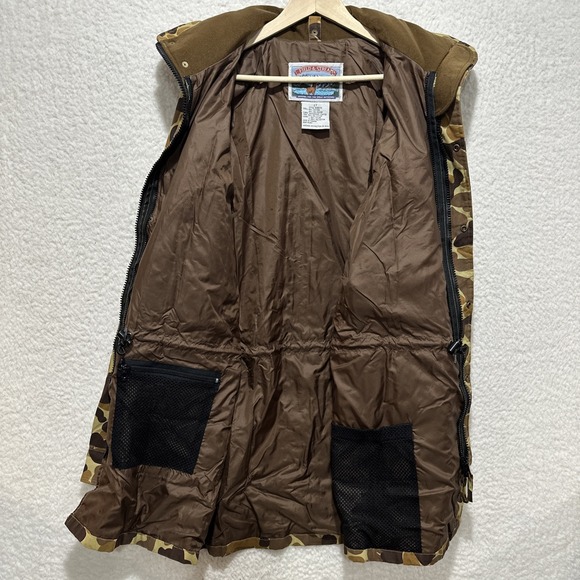 Vintage Field & Stream Camouflage Hunting Duck Jacket‎ Size LT - Picture 3 of 16